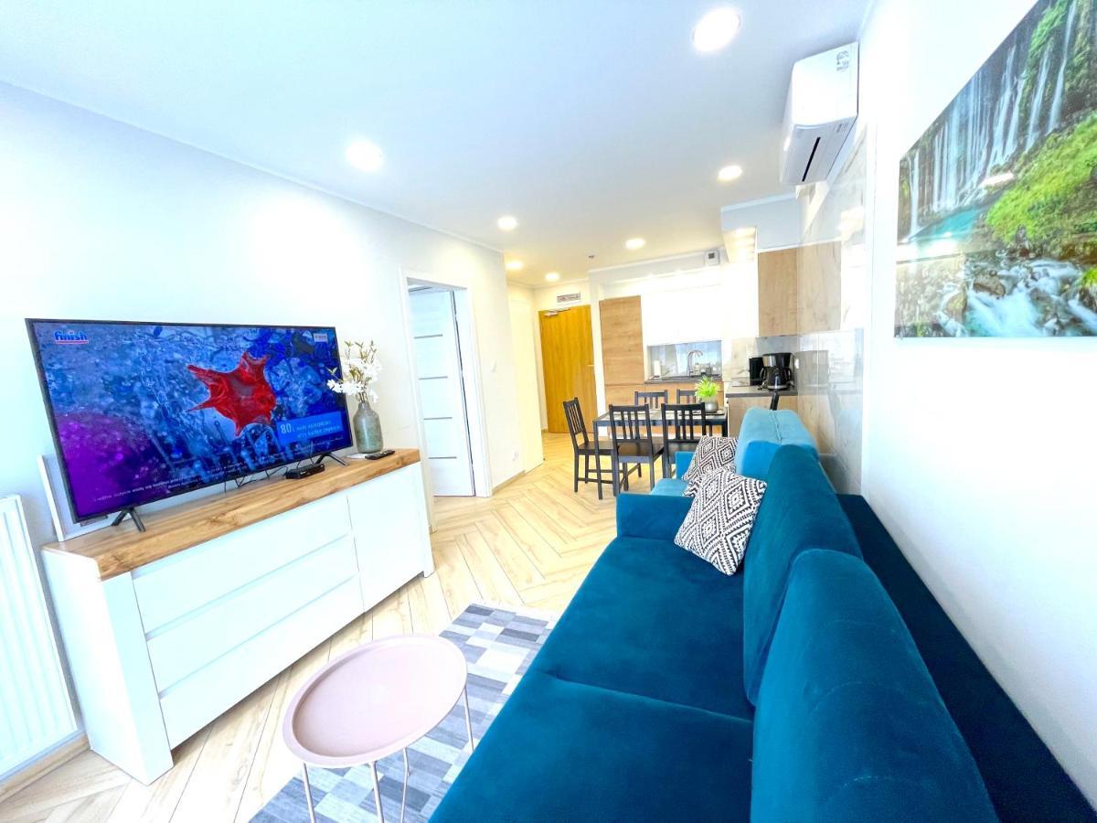 Apartament Superior Blue Przy Plazy- Free Pool, Saunas, Jacuzzi, Fitness, Salzgrotte Kołobrzeg Extérieur photo