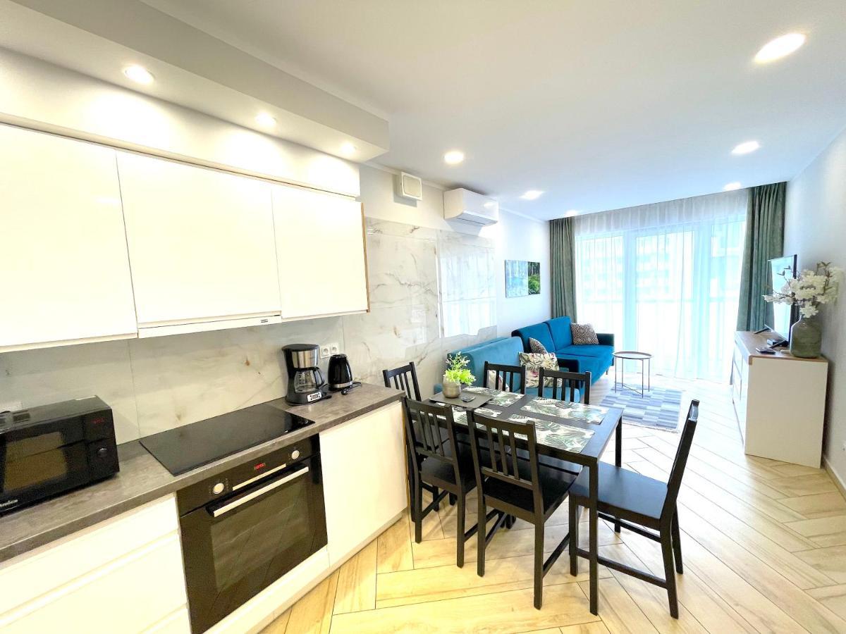 Apartament Superior Blue Przy Plazy- Free Pool, Saunas, Jacuzzi, Fitness, Salzgrotte Kołobrzeg Extérieur photo