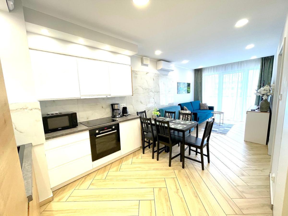 Apartament Superior Blue Przy Plazy- Free Pool, Saunas, Jacuzzi, Fitness, Salzgrotte Kołobrzeg Extérieur photo