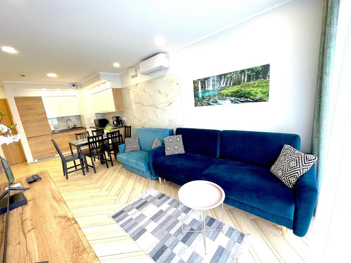 Apartament Superior Blue Przy Plazy- Free Pool, Saunas, Jacuzzi, Fitness, Salzgrotte Kołobrzeg Extérieur photo