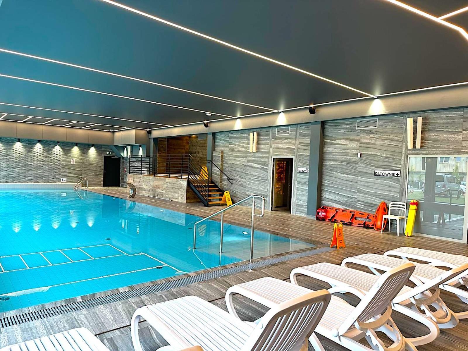 Apartament Superior Blue Przy Plazy- Free Pool, Saunas, Jacuzzi, Fitness, Salzgrotte Kołobrzeg Extérieur photo