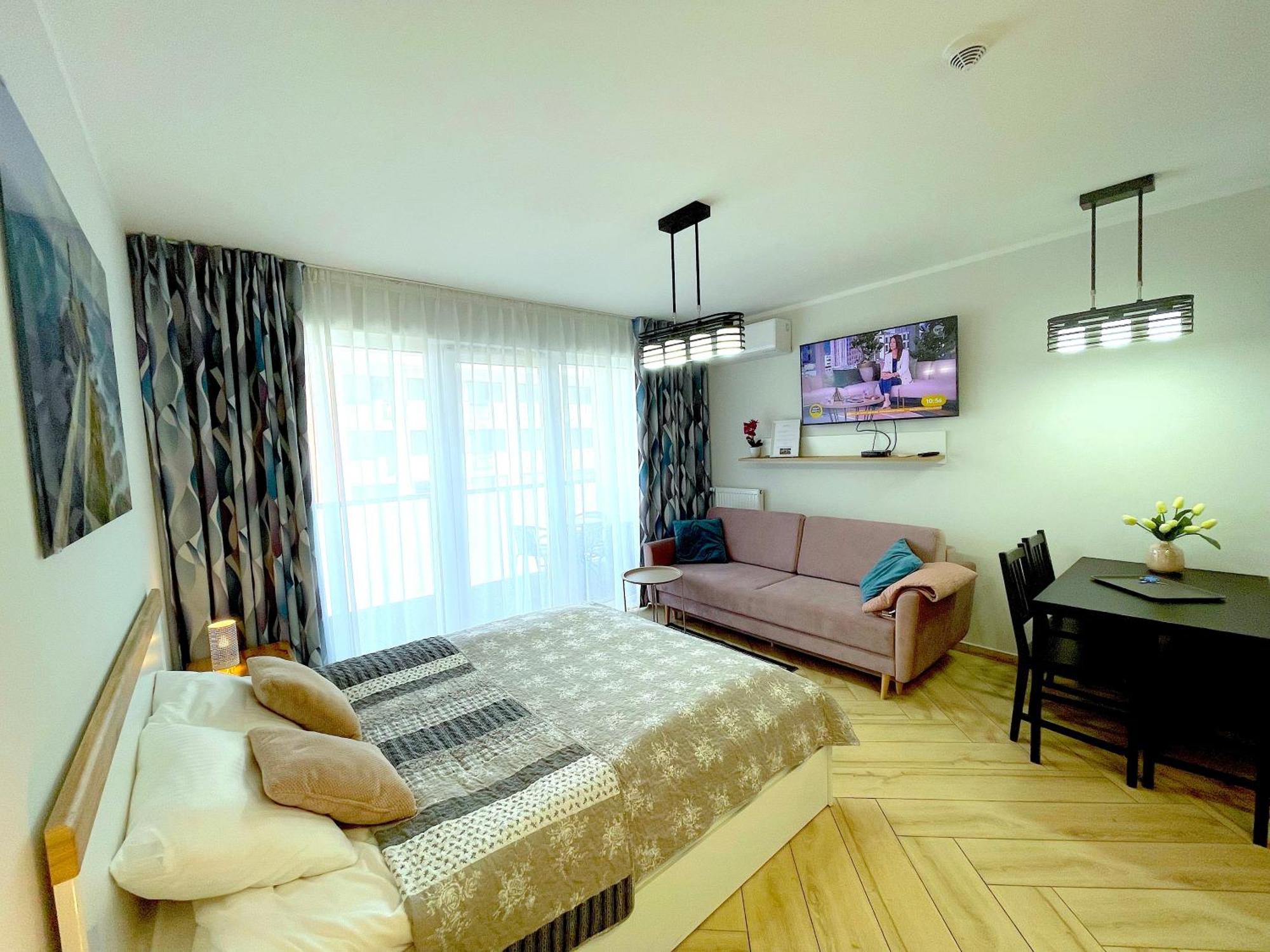Apartament Superior Blue Przy Plazy- Free Pool, Saunas, Jacuzzi, Fitness, Salzgrotte Kołobrzeg Extérieur photo